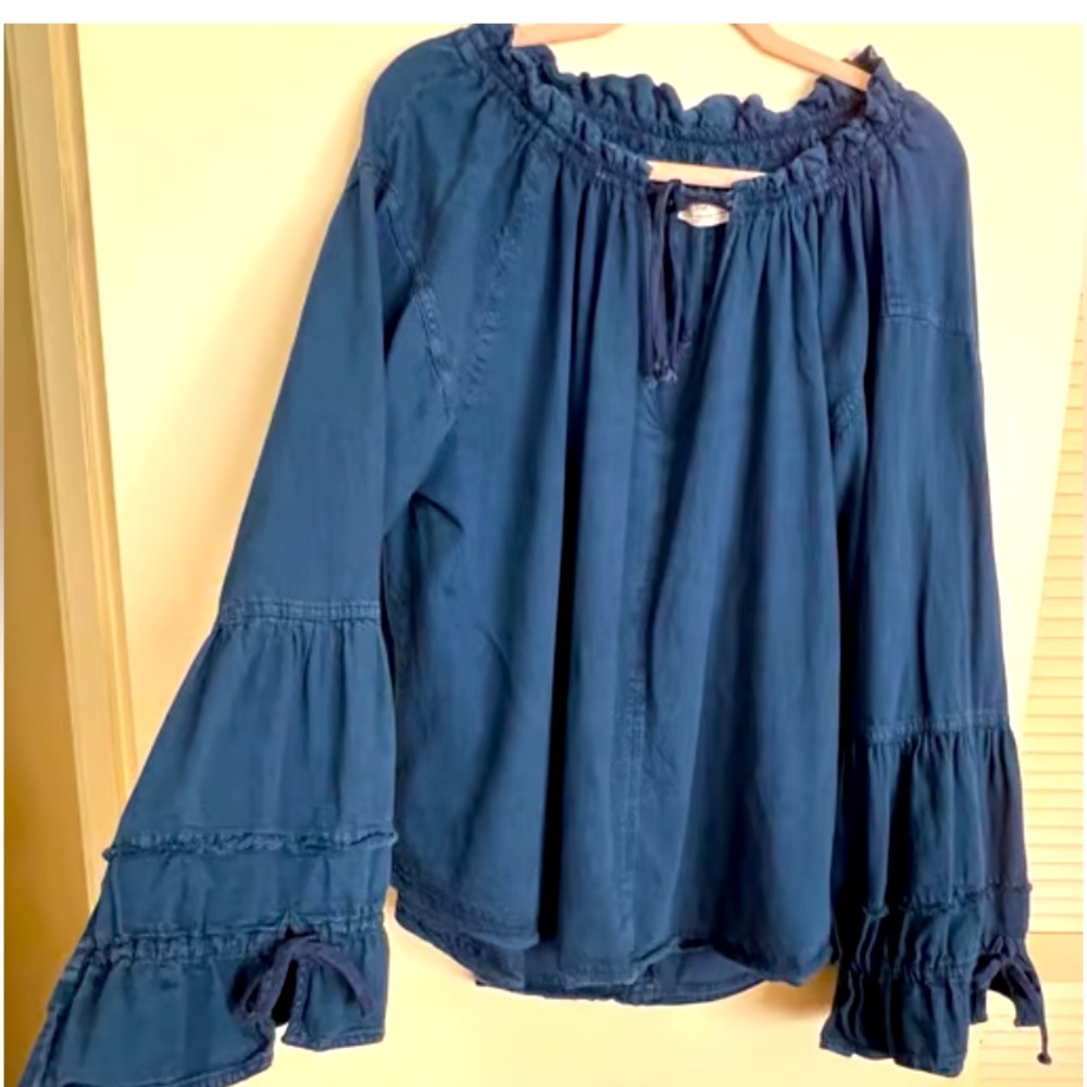 We the Free/Free people boho poet top, romantic.